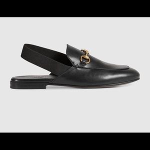 Gucci Leather Horsebit Slingback sz 40